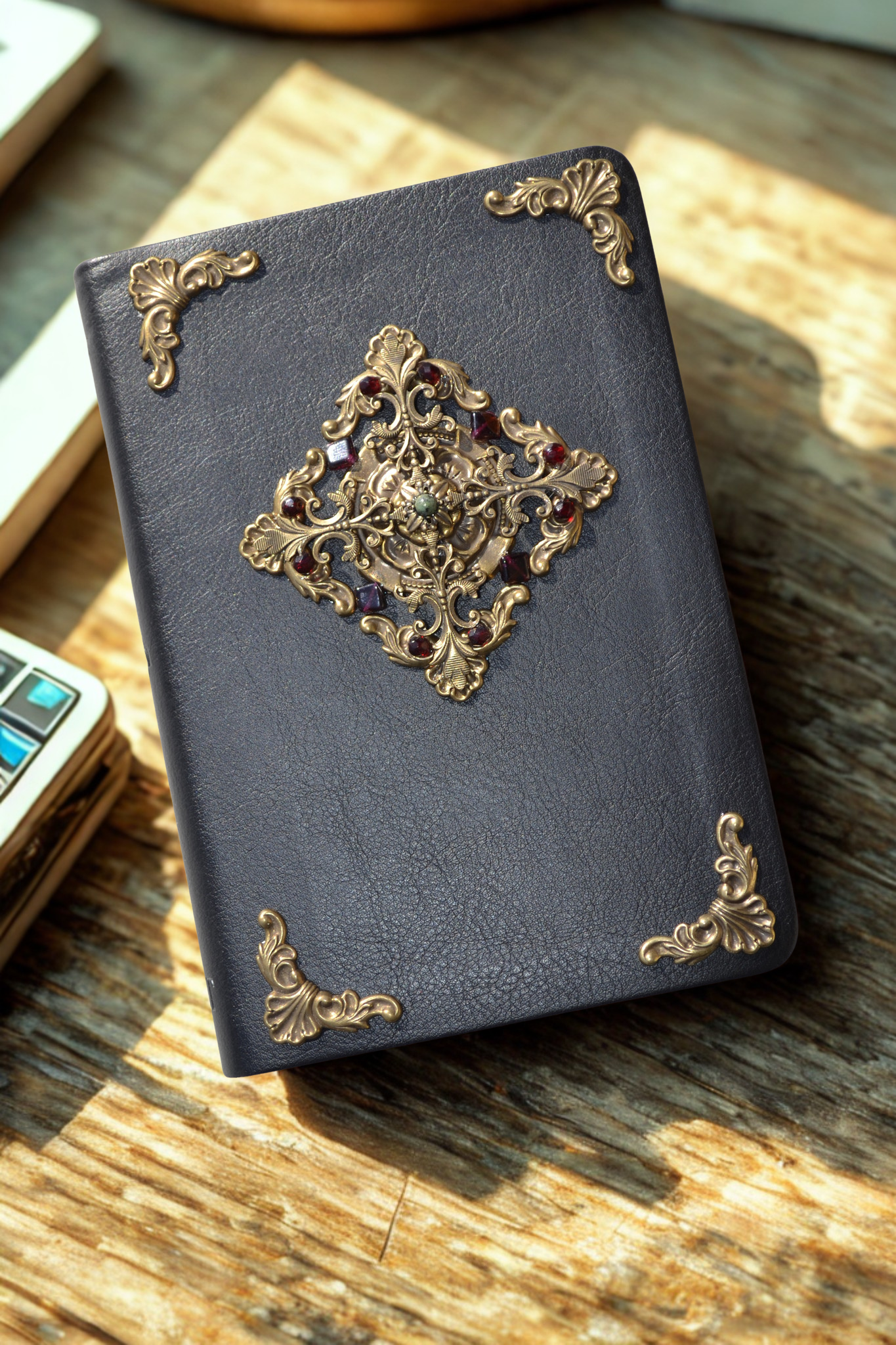 The Truth Made Clear – Jeweled NLT Bible, Garnet & Jade