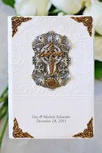 NIV Jeweled Love Cross Bride's Bible RETIRED - DeMartineau