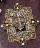 Closeup image KJV Limited Edition Woman of Faith Jeweled Compact Bible