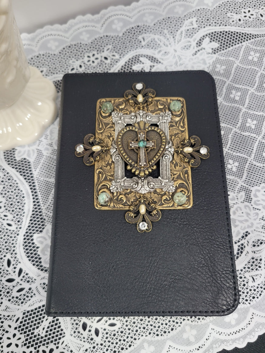 Jo Marz Jeweled Compact Bible - Elegant Faith Gift