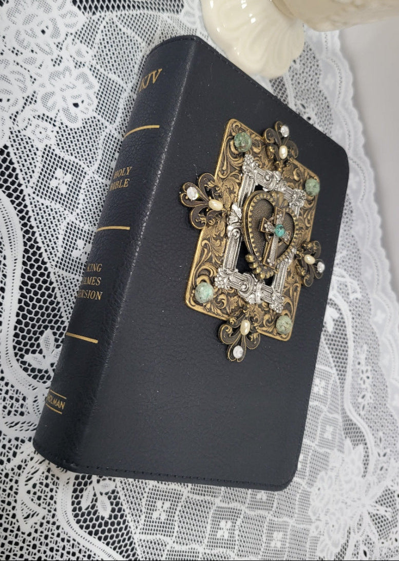Jo Marz Jeweled Compact Bible - Elegant Faith Gift