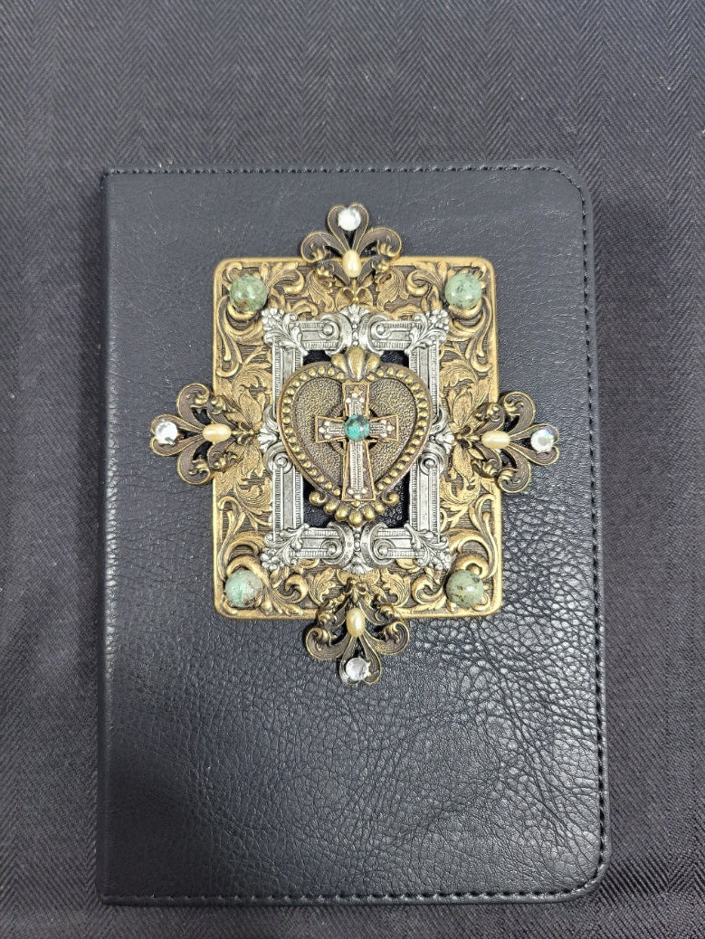 Jo Marz Jeweled Compact Bible - Elegant Faith Gift