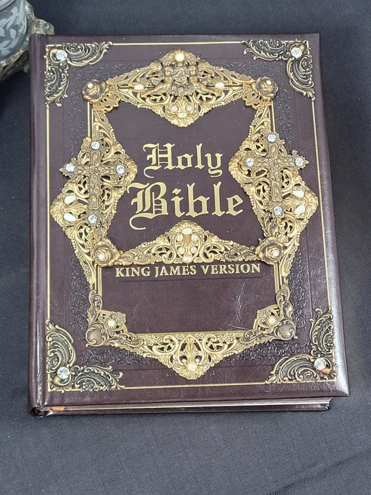 DeMartineau Jeweled Family Bible KJV – Large Size