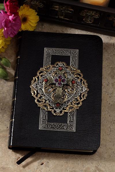 Limited Edition Compact Multi Jeweled Choice of KJV or NKJV | DeMartineau