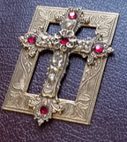 Closeup dabb18204 NIV Swarovski® Red Crystal Jeweled Bible Compact Edition 