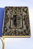 KJV Urbino with Faceted Garnets & Pearls Jeweled Bible limited quantities