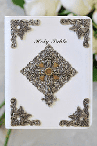 KJV New Life Brides Bible White RETIRED