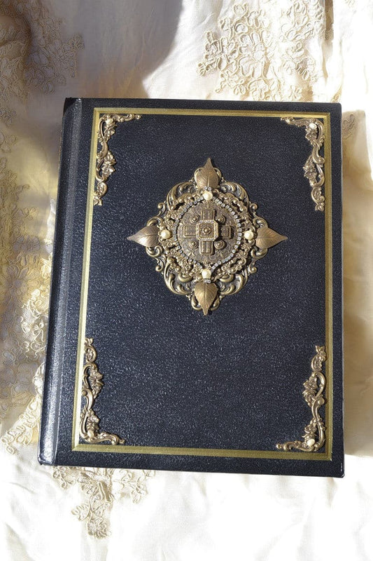 RSV Deluxe Family Heirloom Catholic Jeweled Bible - Black RETIRED | DeMartineau