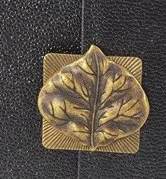 DeMartineau compact size large print jeweled KJV Bible with decorative leaf-shaped embellishment